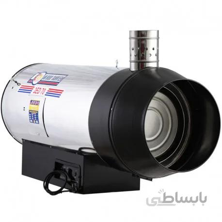 جت هیتر دو گانه سوز نیرو تهویه البرز - دو موتوره دودکش دار مدل 2ED - 120