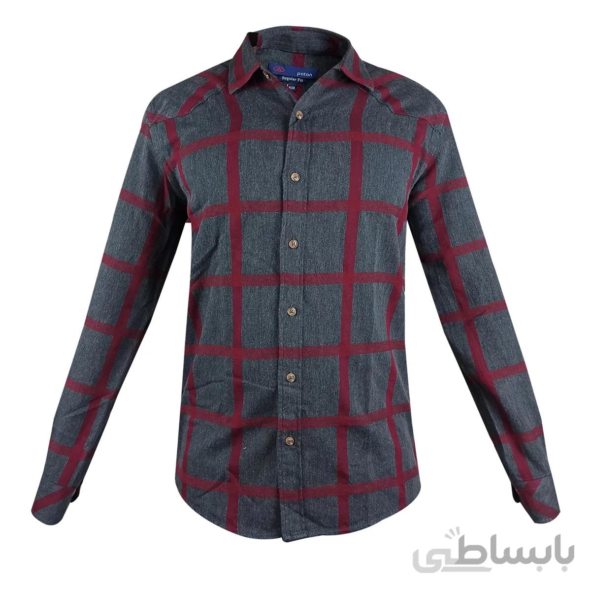 پیراهن آستین بلند مردانه ۸۶۹۱ کد 601328
