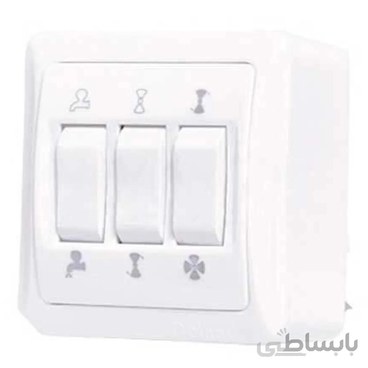 کلید کولر دلند طرح نسترن روکار