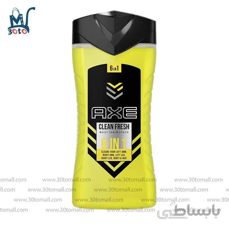 شامپو مو و بدن اکس مدل clean fresh حجم 400 میل
