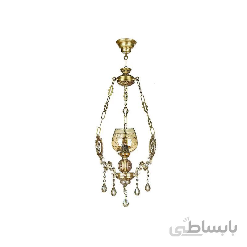 چراغ آویز تک شعله چشمه نور مدل S3553/1H-AO
