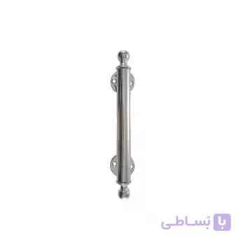 دستگیره دو پیچ درب حیاطی کروم لوکس