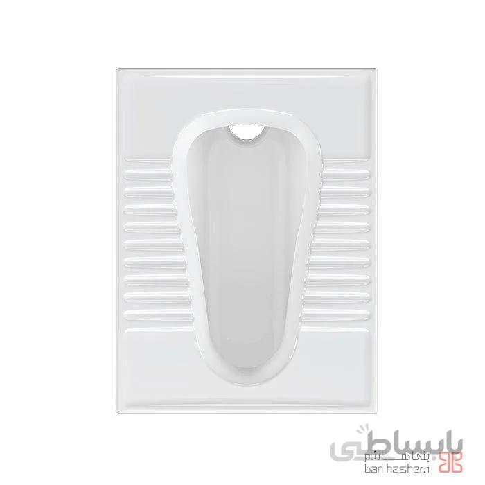 کاسه توالت چینی کرد مدل لی لی تخت