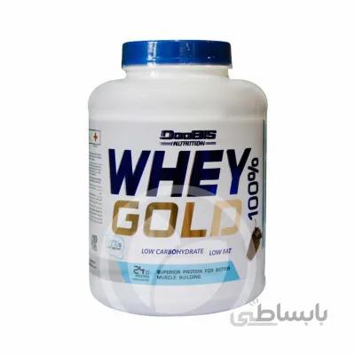 پودر پروتئین وی گلد با طعم شکلات دوبیس 2270 گرم ا Doobis Whey Protein Gold Powder With Chocolate Flavor 2270 g