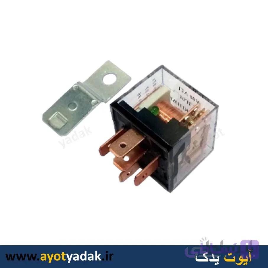 رله بوق شیشه ای پنج پایه همه کاره درجه یک (بسته 10 عددی)