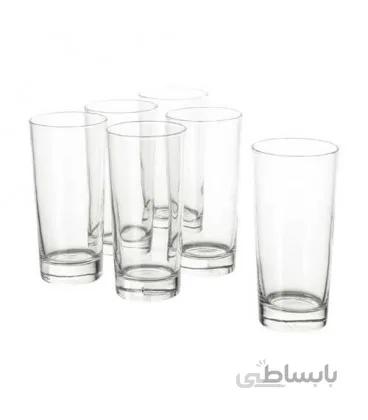 لیوان شفاف ایکیا مدل GODIS بسته 6 تایی