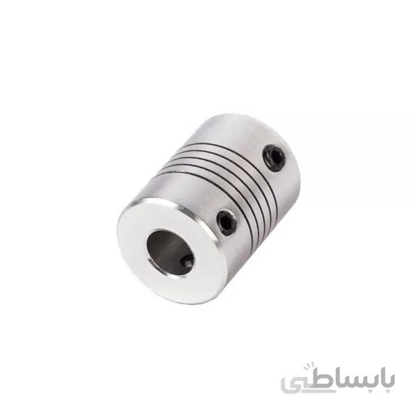 کوپلینگ انعطاف پذیر 8x8x25 ویژه پرینترهای سه بعدی / Flexible coupling 8x8x25mm
