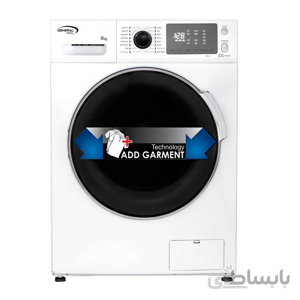 ماشین لباسشویی جنرال آدمیرال مدل FMI 4825 ظرفیت 8 کیلوگرم ا General Admiral FMI 4825 Washing Machine 8Kg