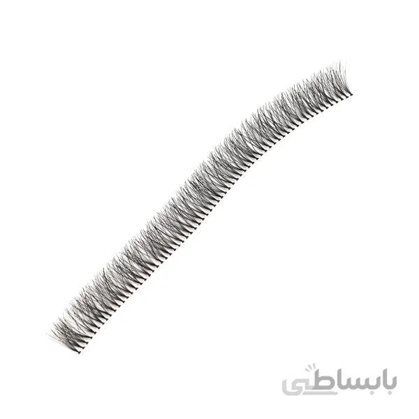 مژه ریسه ای مشکی فر D ساده و سه بعدی