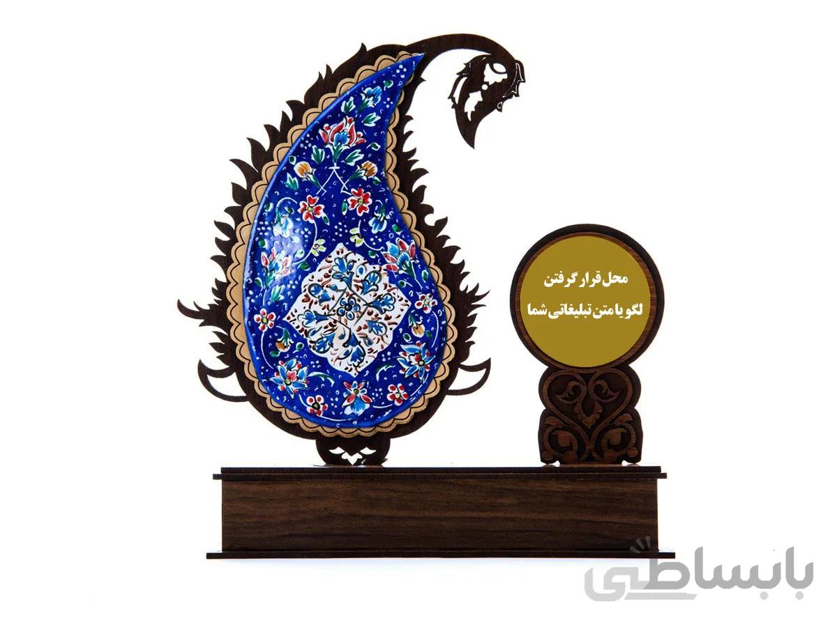تندیس مینا کاری بته جقه