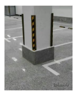 ضربه گیر دیواری 70 سانتی متری
