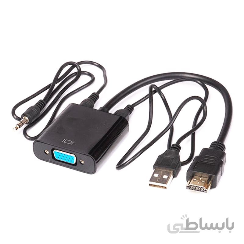 مبدل HDMI به VGA همراه با آداپتور