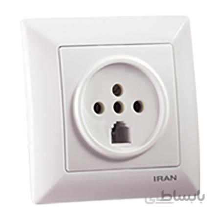 پریز تلفن ایران الکتریک(الیزه)