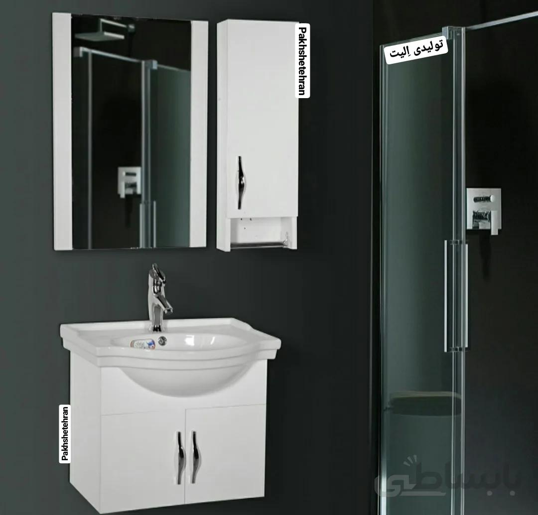 روشویی کابینت دار نانسی دیواری60 سانت ا روشویی کابینت دار نانسی دیواری60 سانت