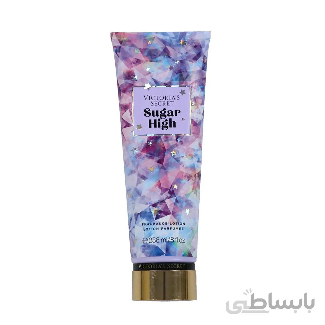 لوسیون بدن ویکتوریا سکرت مدل عطری شوگر های حجم 236 میل ا Victorias Secret Fragrance Lotion Sugar High 236ml
