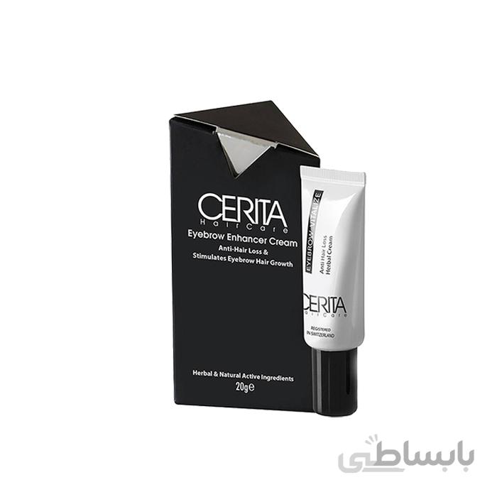 کرم تقویت کننده ابرو سریتا Cerita وزن 20 گرم ا Cerita Eyebrow Vitalize Cream 20g کد 297916