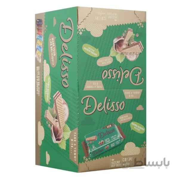 ویفر فندوقی دلیسو بسته ۲۴ عددی – Delisso Hazelnut