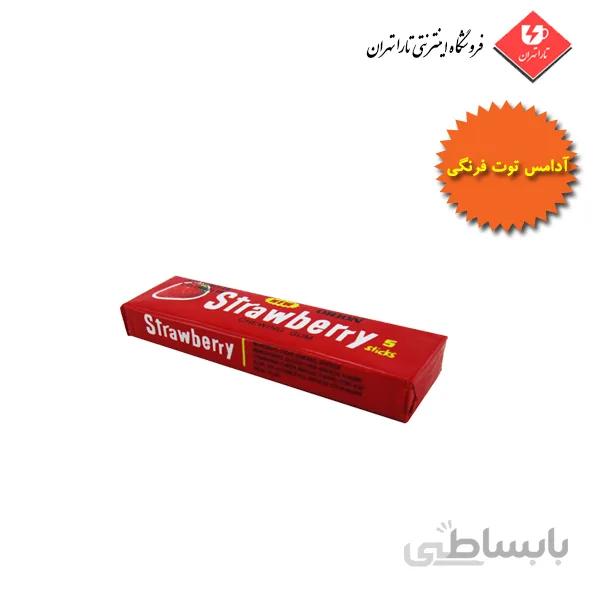 ادامس توت فرنگی اوریون بسته 5 عددی