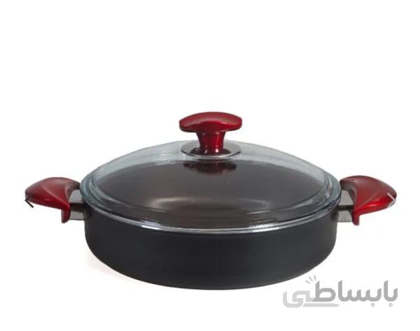 تابه ۲۸ دربدار دو دسته گرانیتی فورج PMT