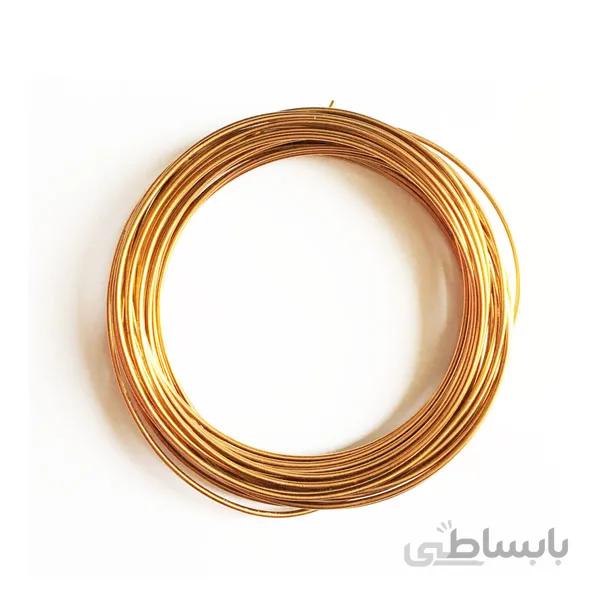 سیم مفتول مسی بسته 6 متری 1/5mm
