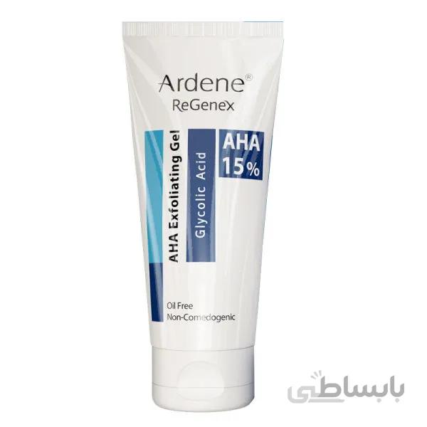 ژل لایه بردار صورت حاوی 15 درصد آلفا هیدروكسی پوست های چرب و جوش دار 30 گرم آردن ا Ardene Regenex AHA Exfoliating Gel