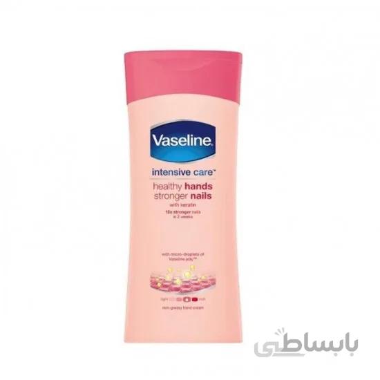 لوسیون تقویت کننده پوست دست و ناخن وازلین Vaseline سفارش اروپا حجم 200 میل