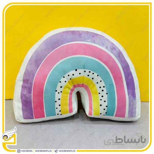 کوسن کودک طرح رنگین کمان نیم دایره ای توخالی (220 هزار تومان)