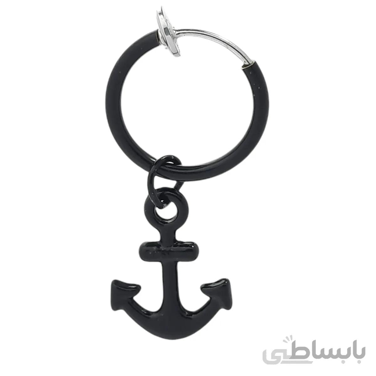 پیرسینگ گوش طرح لنگر کد p25