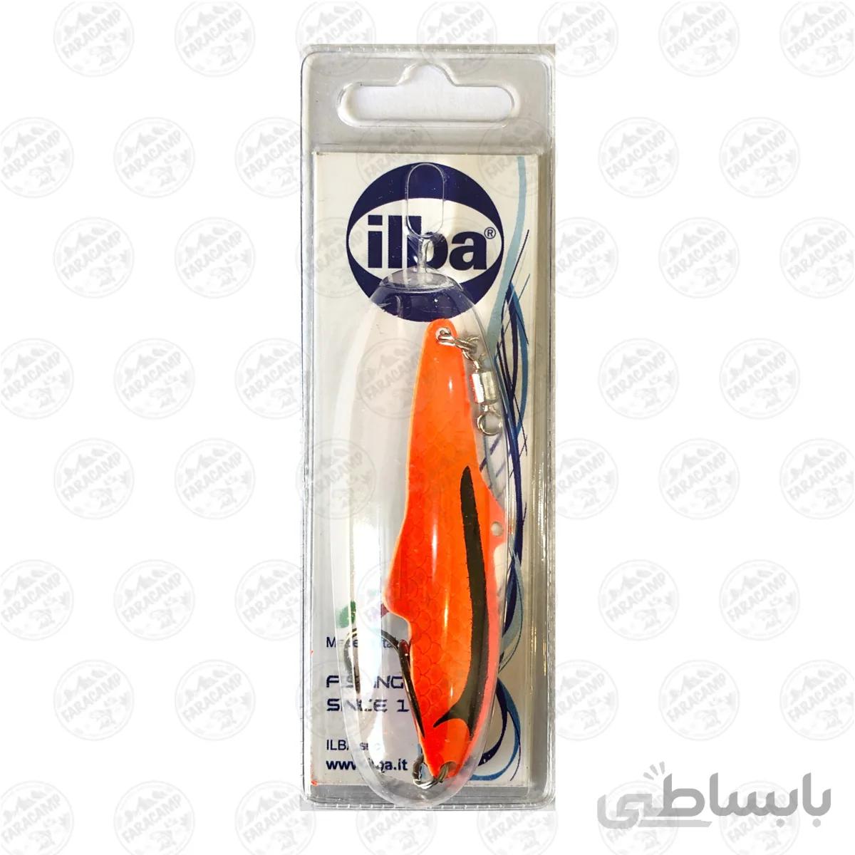 قاشقک ماهیگیری نارنجی 15 گرمی ایلبا ایتالیا سایز 2