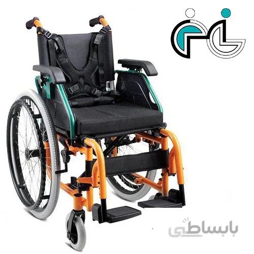 ویلچر آلومینیومی تاشو کودکان AZ 980LF ا Children's folding aluminum wheelchair