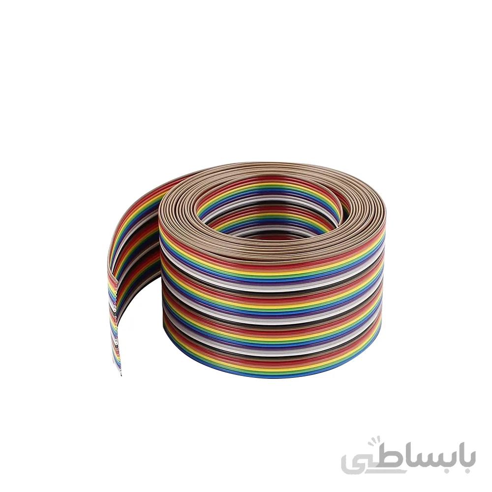 فلت کابل رنگی 40 رشته