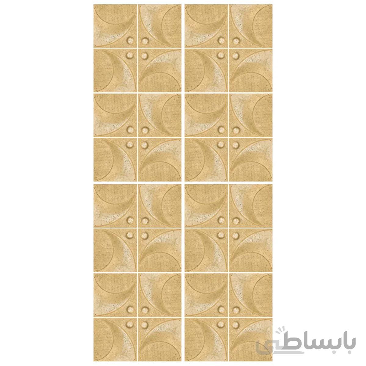 دیوارپوش تندیس و پیکره شهریار مدل امای کد W1010 03 بسته 32 عددی