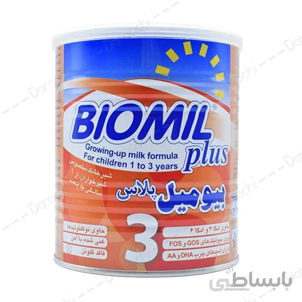 شیر خشک بیومیل پلاس 3 فاسکا مناسب از یک سالگی به بعد 400 گرم ا Fasska Biomil 3 Milk Powder 400 g