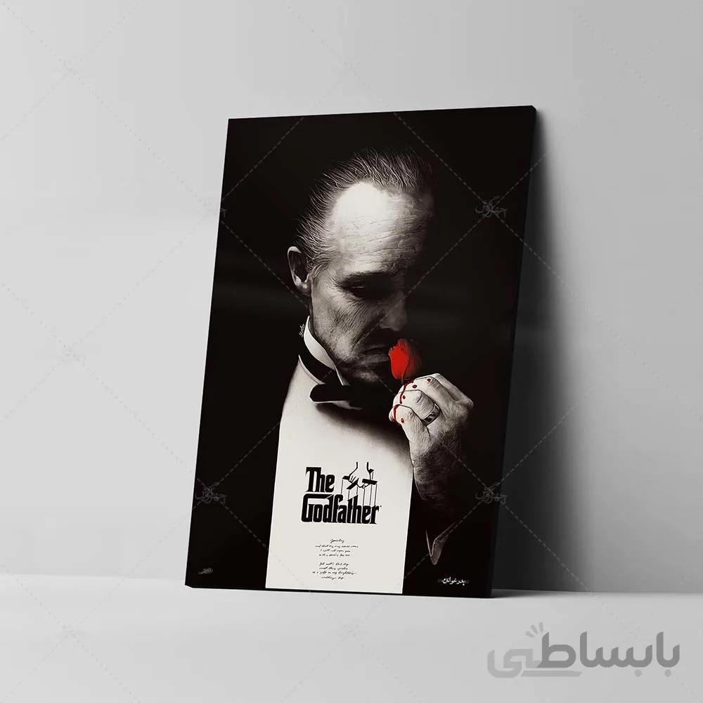 تابلو شاسی آواویز مدل پوستر فیلم طرح پدر خوانده مارلون براندو کد 4G443