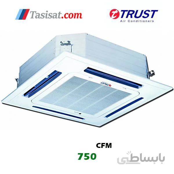 فن کویل کاستی چهار طرفه تراست 750 cfm مدل TMFCC4-750