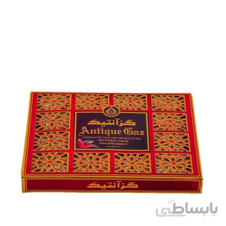 گز آنتیک 18 درصد لقمه مغز پسته – 400 گرم