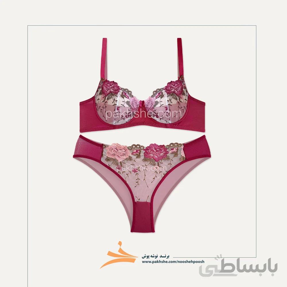 ست تورگاز فنردار گلدار برند نوشه پوش کد 55082
