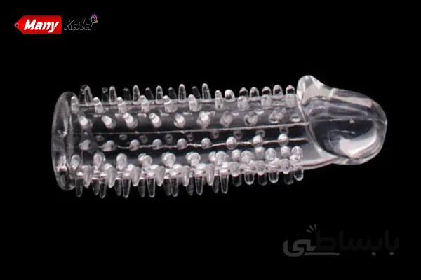 کاندوم ژله ای خاردار مدل آناتومیک (دائمی و قابل شستشو) ا Thorny jelly condom anatomical model (permanent and washable)
