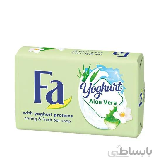 صابون فا ۱۷۵ گرم – با رایحه آلوئه ورا و پروتئین ماست – FA Soap – with yoghurt proteins Caring & fresh bar soap