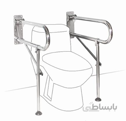 دستگیره اتکای استیل تاشو ی پایه دار