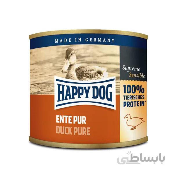 کنسرو سگ هپی داگ Duck Pure وزن 400 گرمی