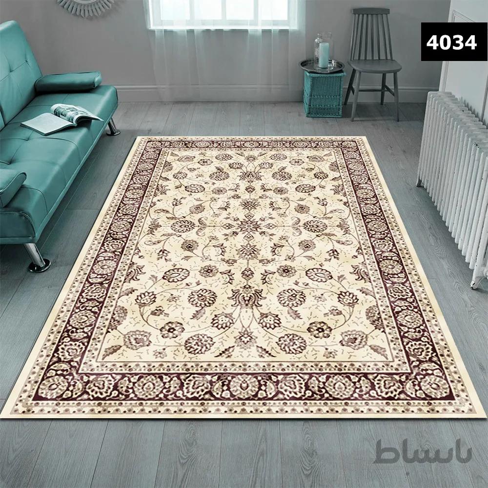 روفرشی کشدوز مخمل ترک کد 4034 سایز 350*250 سانتی متر ( 9متری )