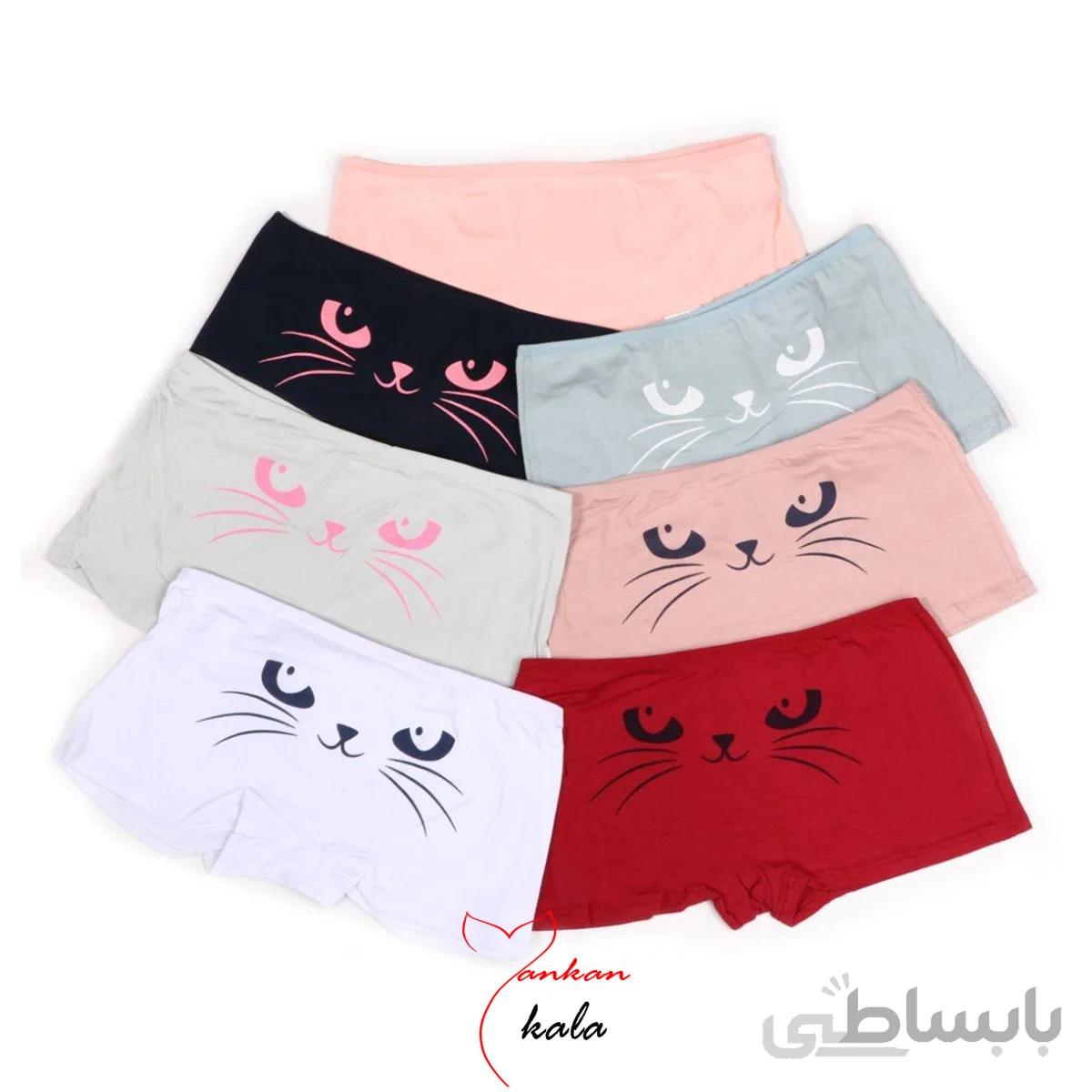 شورت پادار زنانه کد 4248