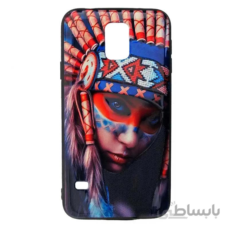 قاب فانتزی برجسته دخترانه طرح سرخ پوست گوشی سامسونگ Samsung S5