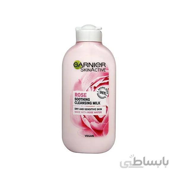 شیر پاک کن گارنیر گل رز Garnier Roze Soothing Cleansing Milk