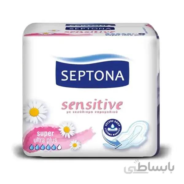 نوار بهداشتی سوپر ضد حساسیت سپتونا 8 عددی