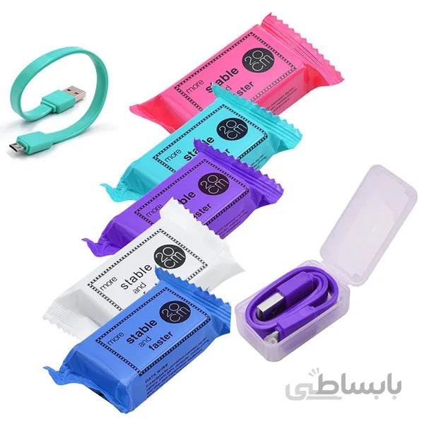 کابل پاوربانک شکلاتی مدل CandyCable