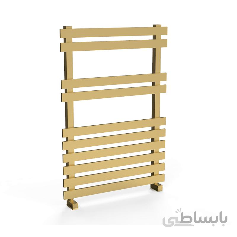 حوله خشک کن استیل سرخاب طلایی مات