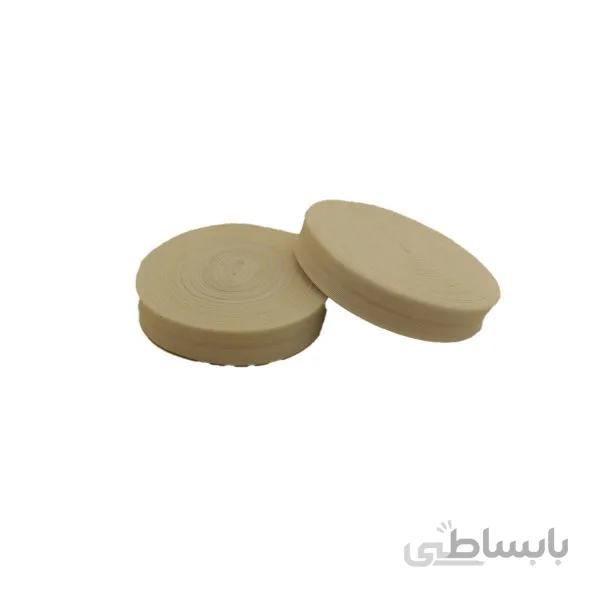 نوار اریب توری سفید 2 سانتی کد 4057O