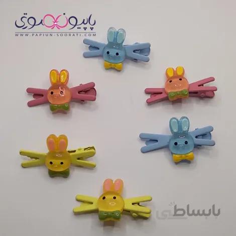 گیره مو انبری مدل خرگوشی